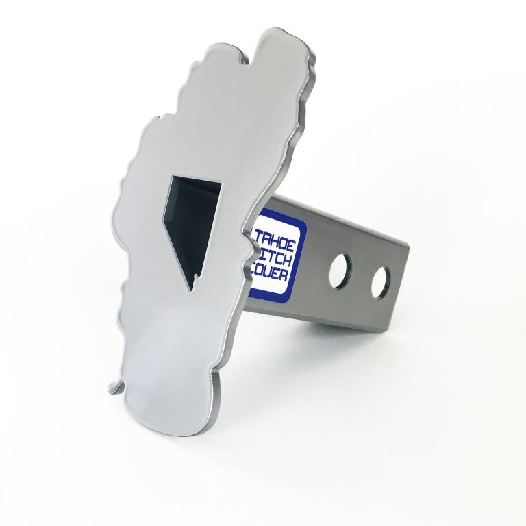 Tahoe w/ Nevada Hitch Cover© in Real Chrome (Special Edition) Tahoe